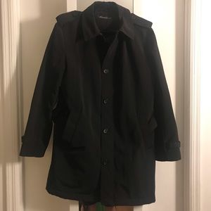 Kenneth Cole Black Trench Coat